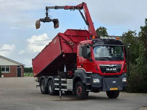 MAN TGS 420 !!6X6!! Z-KRAAN KIPPER NL TRUCK TOP!! DK1300