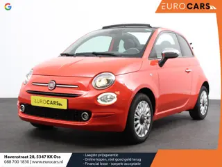 Fiat 500 C 1.0 Hybrid Cabrio Navigatie Climate Control Cruise control Lichtmetalen velgen Apple Carp