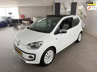 Volkswagen Up! 1.0 high up! Apk Nieuw,Airco,Panoramadak,Airco,Navigatie,Bluetooth,N.A.P,Lm velgen,To