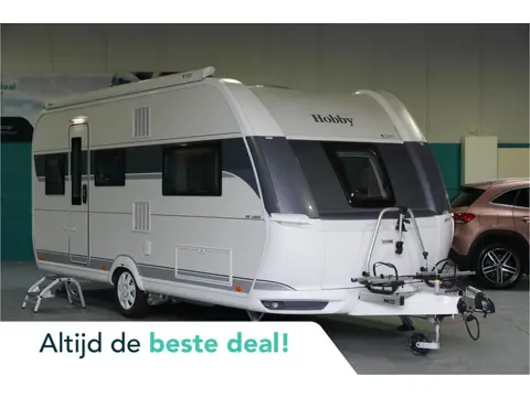 Hobby 495 UL DE LUXE | Luifel | Mover | Asverzwaring | Fietsendrager | 2x serviceluik |