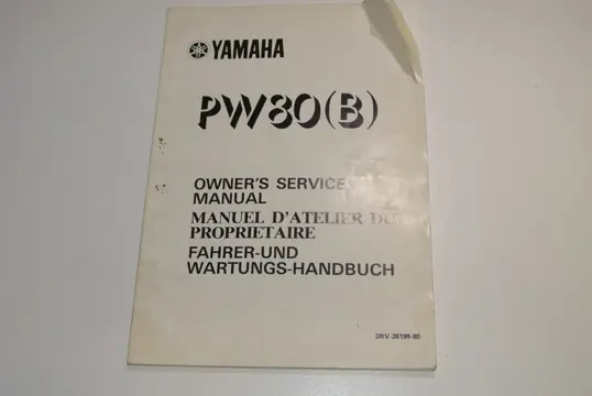 INSTRUCTIEBOEKJE Yamaha Overige Yamaha 1960 - 2021