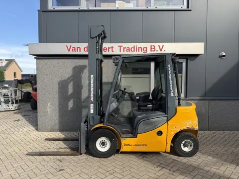 Jungheinrich DFG425S duplo435 freelift sideshift vorkversteller 6400uur 2012