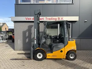 Jungheinrich DFG425S duplo435 freelift sideshift vorkversteller 6400uur 2012
