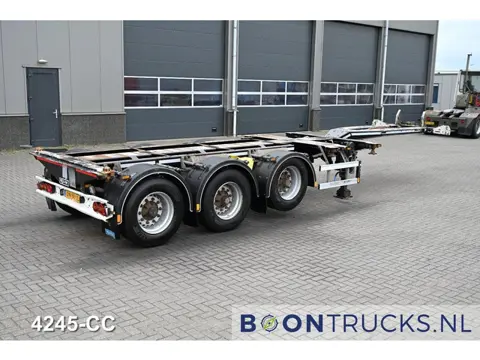 D-Tec FLEXITRAILER | 2x20-30-40-45ft HC * 3x EXTANDABLE * LIFT AXLE * BPW/DRUM * NL TRAILER * APK 01