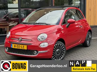 Fiat 500 C 1.2 Lounge 4 Cilinder, Navigatie, Cruise, Garantie