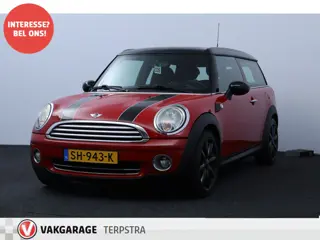 MINI Clubman 1.6 Cooper/ Two-Tone/ 17'' LMV/ Half-Leder/ Panorama-Dak/ Stoelverw./ Clima/ Cruise/ El