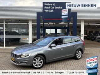 Volvo V60 2.0 T4 Nordic+ / Luxury / NL-Auto / Dealer-Onderhouden / Vol-Leder / Schuif-Kanteldak / St