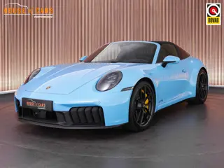 Porsche 911 4 GTS 3.6 541pk T-Hybrid |PTS Gulf Blue|keramisch|Burmester|lift|sport design|sport chro