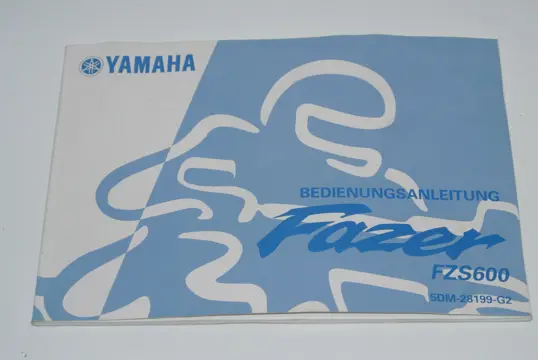 INSTRUCTIEBOEKJE Yamaha FAZER 600 1998 - 2000