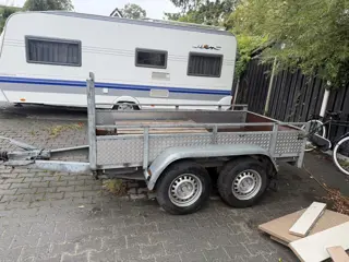 Verdonk VA-TA-AHW bj 2001 Plateuwagentje laatvermogen 1.645kg