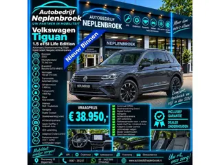 Volkswagen Tiguan 1.5 eTSI Life Edition | Automaat | Stoelverwarming 150pk | Digital Cockpit | Navig