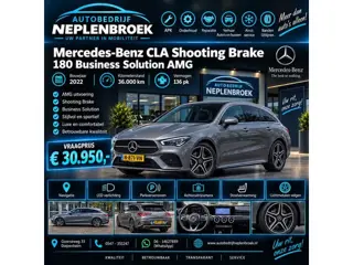 Mercedes-Benz CLA-Klasse Shooting Brake 180 Business Solution AMG 2022 km 36.000  136pk
