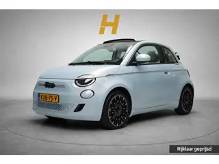 Fiat 500e Cabrio La Prima by Bocelli 42 kWh | SoH 94,9% | Navigatie | Carplay | Camera | Stoelverwar