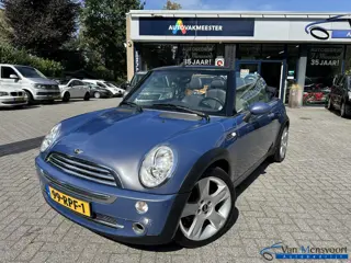 MINI Cabrio 1.6 Cooper Chili Airco|Leder|Harman-Kardon|Stoelverwarming|Windscherm