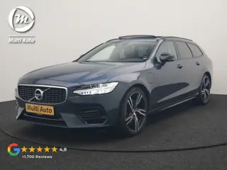 Volvo V90 T8 AWD R-Design PHEV 394pk Dealer O.H. | Trekhaak Af Fabriek | Four C Luchtvering | Panoda