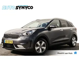 Kia Niro 1.6 GDi Hybrid BusinessLine I Zwart Leder I Trekhaak I LED I Camera I Stoel + Stuurw. Verw.