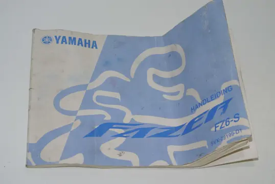INSTRUCTIEBOEKJE Yamaha FZ6 2004 - 2007