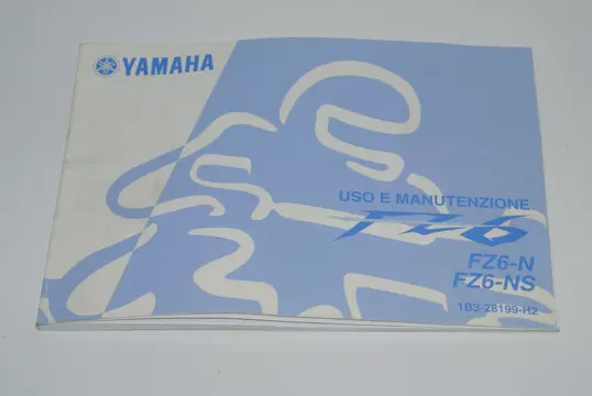 INSTRUCTIEBOEKJE Yamaha FZ6 2004 - 2007
