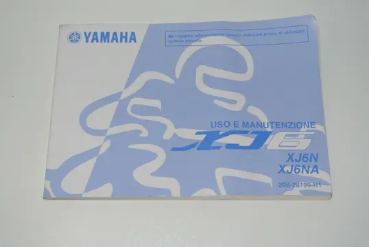 INSTRUCTIEBOEKJE Yamaha XJ 600 Diversion 2008 - 2011