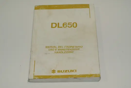 INSTRUCTIEBOEKJE Suzuki DL 650 V STROM 2003 - 2011