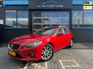 Mazda 6 Sportbreak 2.2D Skylease+ Airco Navi Cruise Pdc Trekhaak Zeer Mooie Auto!!