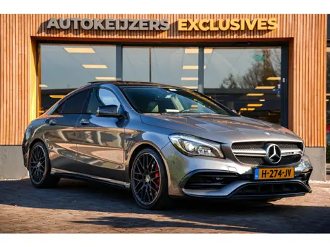 Mercedes-Benz CLA-klasse AMG 45 4MATIC Ambition Panoramadak Schaalstoelen Leer Memory Keyless Camera