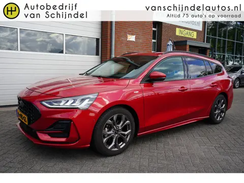Ford FOCUS Wagon 1.0 ECOBOOST HYBRID ST LINE ORIGINEEL NL DEALER ONDERHOUDEN AFN.TREKHAAK CAMERA 17I