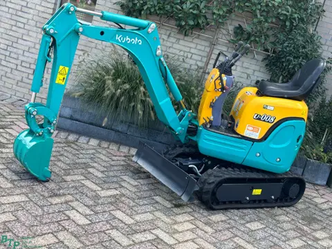 Kubota U-008 gebruikte minigraver 008 3cil Diesel