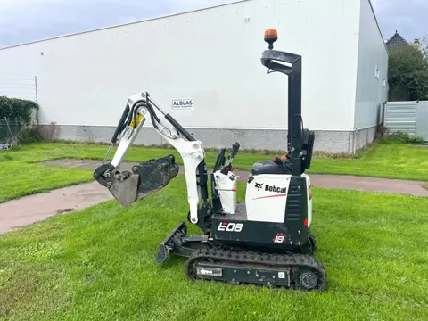 Bobcat E08 minigraafmachine 69 uur! (bj 2023)