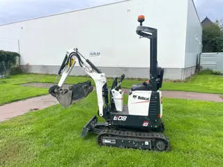 Bobcat E08 minigraafmachine 69 uur! (bj 2023)