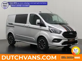 Ford Transit Custom 2.0TDCi 185PK Automaat Sport Dubbele Cabine | 2xSchuifdeur | Navigatie | Camera 