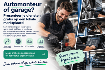 Automonteur of garage? Presenteer je diensten gratis op ViaPlaats