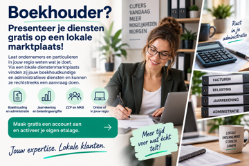 Boekhouder? Presenteer je diensten gratis op ViaPlaats