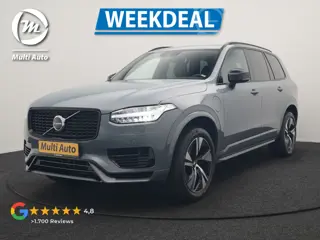 Volvo XC90 T8 Recharge AWD R-Design Long Range PHEV 456pk Dealer O.H | Adaptive Cruise | Camera | Le