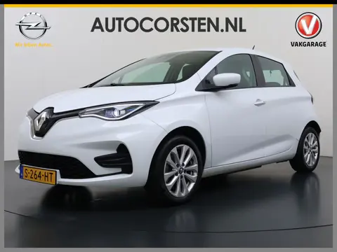 Renault ZOE 52kWh SOH 90% Incl. Accu Warmtepomp Stuur+Stoelverwarming Navi Keyless Apple Carplay/And