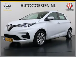 Renault ZOE 52kWh SOH 90% Incl. Accu Warmtepomp Stuur+Stoelverwarming Navi Keyless Apple Carplay/And