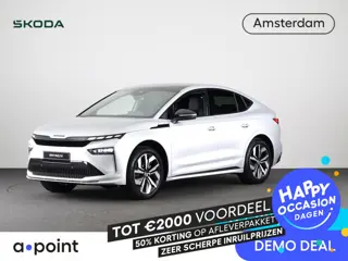 Skoda Enyaq Coupe Sportline 204 pk | Elektrisch verstelbare voorstoel met geheugen | Panoramadak | P