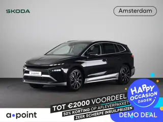 Škoda Enyaq 85 Business Edition 286 pk | Zwart leder |Adaptive Cruise | Blind Spot | | 19 inch licht