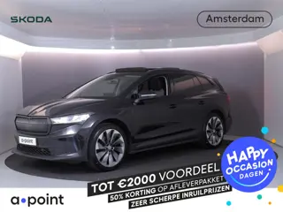 Skoda Enyaq iV 60 180 pk | Navigatie | Warmtepomp | Panoramadak | Parkeersensoren achter | Climate p