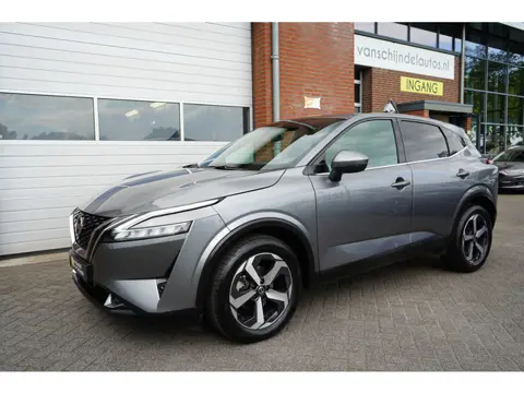 Nissan QASHQAI 1.3 MHEV XTRONIC 158PK TEKNA + VERWARMINGSPAKKET KEURIGE NETTE STAAT! 360CAMERA ZWART