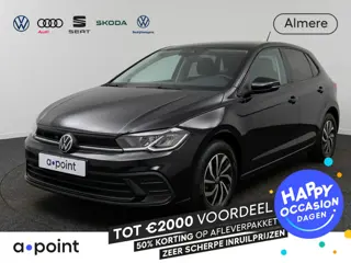 Volkswagen Polo 1.0 TSI Life Edition Automaat | Unieke kmstand! | Adapt. Cruise Controle | Parkeerse