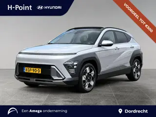 Hyundai Kona 1.6 GDI 140pk HEV Premium Sky | SCHUIF/KANTELDAK | FULL LED | PREMIUM LEDER | ADAPTIVE 