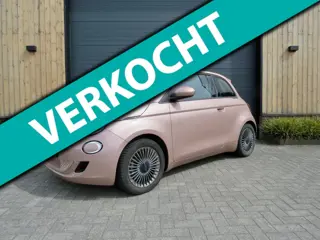 Fiat 500e Icon 42 kWh *Navi *Carplay *Rose *Unieke kleur
