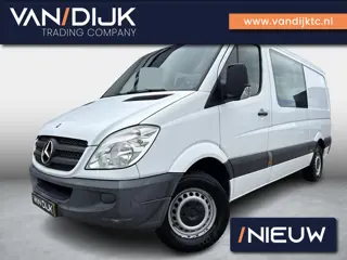 Mercedes-Benz Sprinter 319 3.0 CDI 366 HD DC ✓3500KG Trekgewicht ✓Automaat ✓6-Persoons ✓Navigatie ✓6
