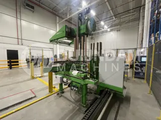 Maf Roda FLA400 verrijdbare automatische pallet-omsnoeringsmachine met hoeklattenvoorziening en 3 st