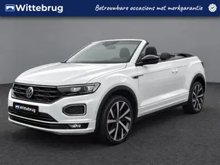 Volkswagen T-Roc Cabrio 1.5 TSI 150pk R-Line DSG Automaat Navigatie / 19"LM velgen / Elek. Kap / Par