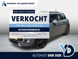 MINI 3-Deurs 2.0 Cooper S Chili Serious Business JCW pakket / Panoramadak / stoelverw. / 17" velgen