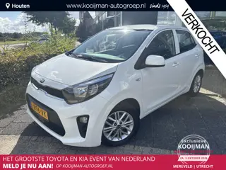 Kia Picanto 1.0 DPi DynamicLine NW geleverd & Onderhouden, Achteruitrijcamera, Lichtmetalen Velgen, 
