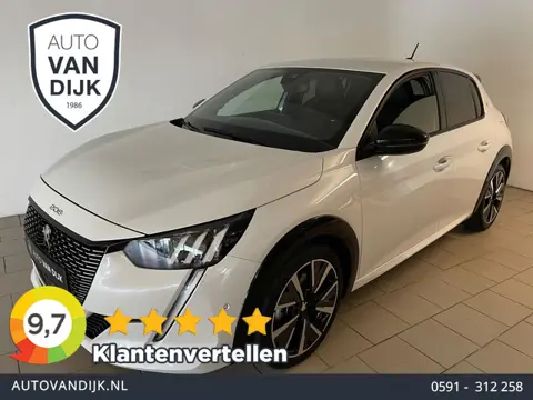 Peugeot 208 1.2 PureTech GT Pack 130PK AUTOMAAT PARELMOER WIT AIRCO CLIMA NAVI CRUISE KEYLESS APPLE 