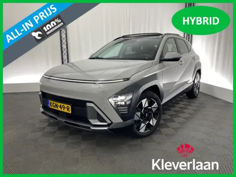 Hyundai KONA 1.6 GDI HEV Premium Sky | Pano dak | Leer | Apple carplay | Stoelverwarming en koeling 